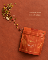Wellubia Kathiawadi Khatta mukhwas styled with a minimal bandhani textile, view 5