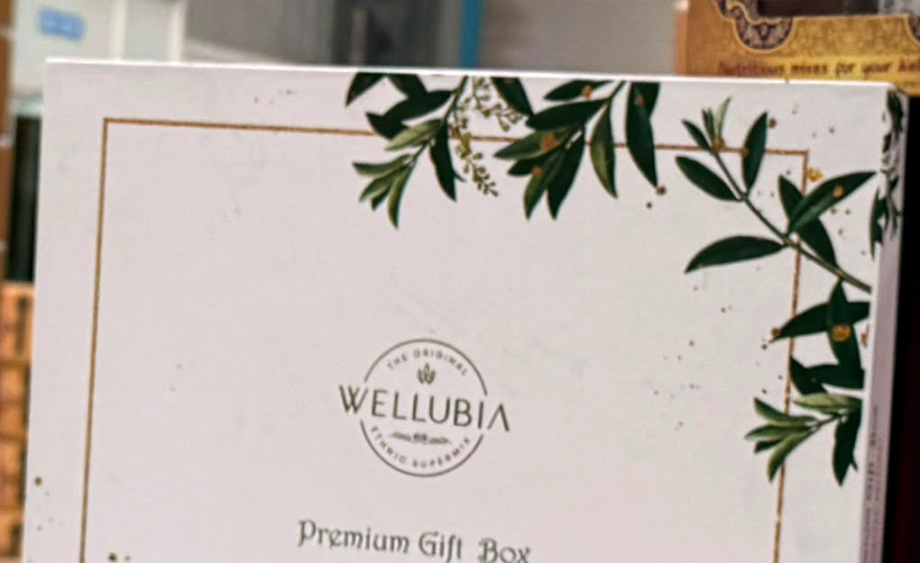 A Wellubia gifting box prepared for custom branding