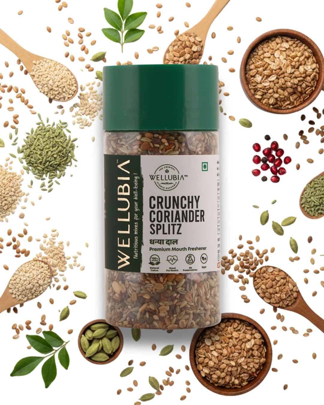 Crunchy Coriander Splitz by Wellubia
