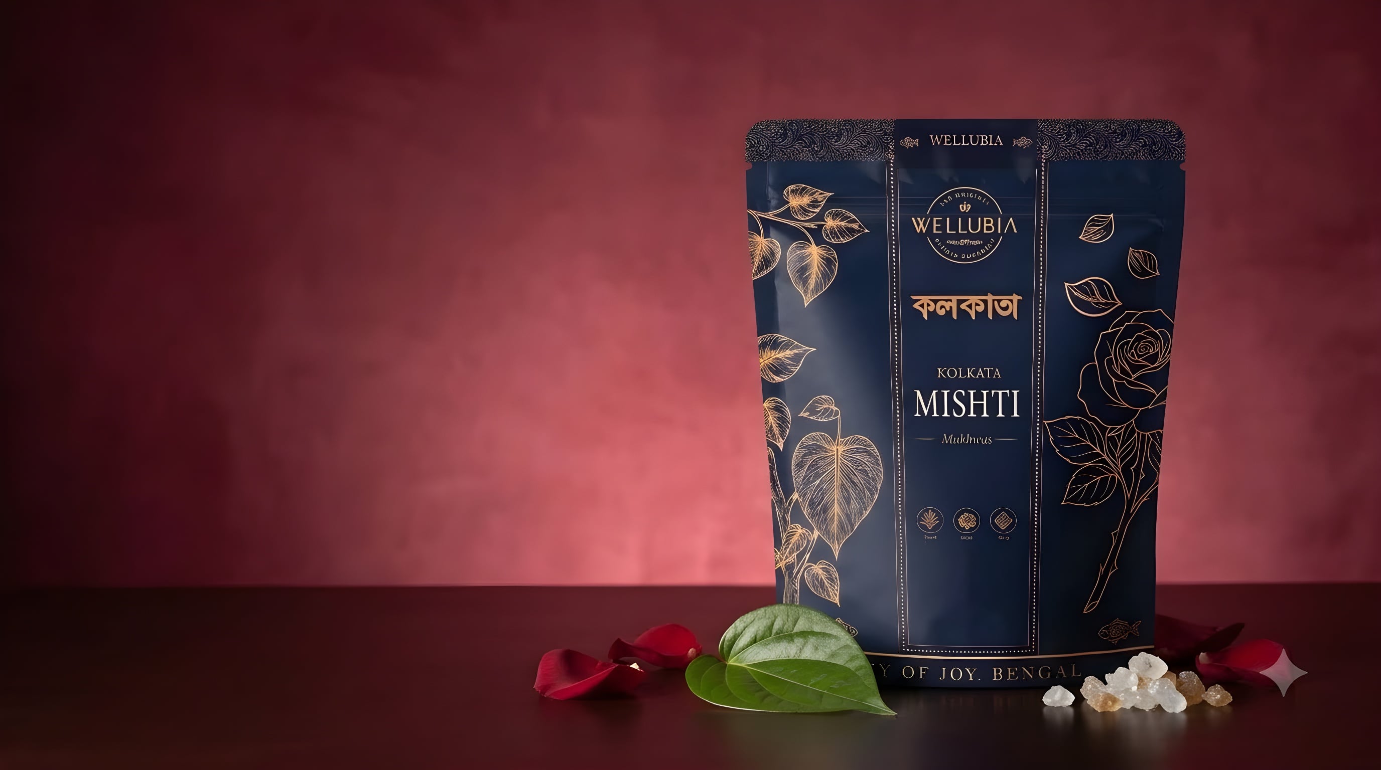 Kolkata Mishti mukhwas, कोलकाता मिष्टी with paan, rose and mishri